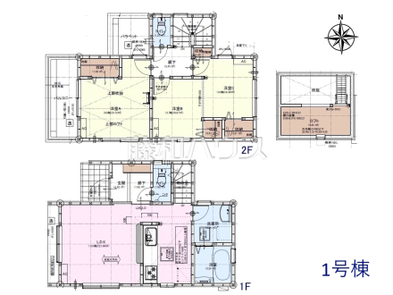 1号棟　間取図　【小金井市梶野町４丁目】