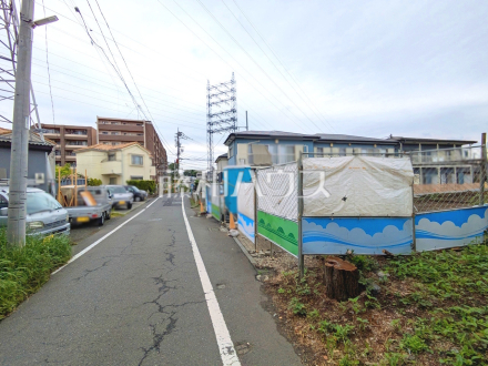 接道状況および現場風景　【府中市白糸台４丁目】／撮影日2026/04/30
