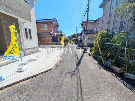 接道状況および現場風景 【春日井市牛山町】/撮影日2026/10/08