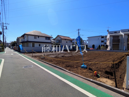 接道状況および現場風景　【三鷹市井口５丁目】／撮影日2026/03/08