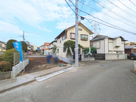 接道状況および現場風景　【三鷹市井口５丁目】／撮影日2026/03/28