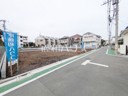 接道状況および現場風景　【三鷹市井口５丁目】／撮影日2026/04/05
