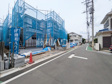 接道状況および現場風景　【三鷹市井口５丁目】／撮影日2026/06/14
