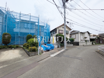 接道状況および現場風景　【三鷹市井口５丁目】／撮影日2026/06/14
