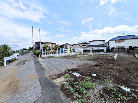 接道状況および現場風景　【日野市日野台２丁目】／撮影日2026/07/18