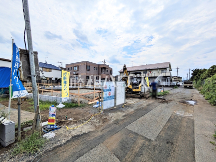 接道状況および現場風景　【日野市日野台２丁目】／撮影日2026/08/01