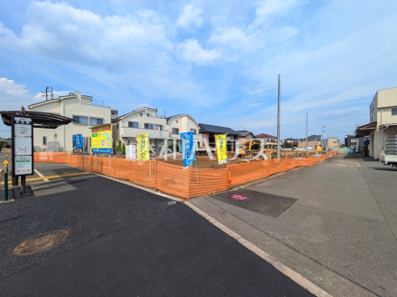 接道状況および現場風景　【小平市上水南町３丁目】／撮影日2026/07/14