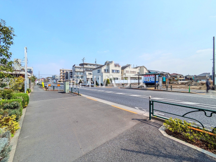 接道状況および現場風景　【小平市上水南町３丁目】／撮影日2026/03/30