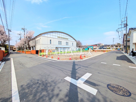 接道状況および現場風景　【小平市上水南町３丁目】／撮影日2026/03/30