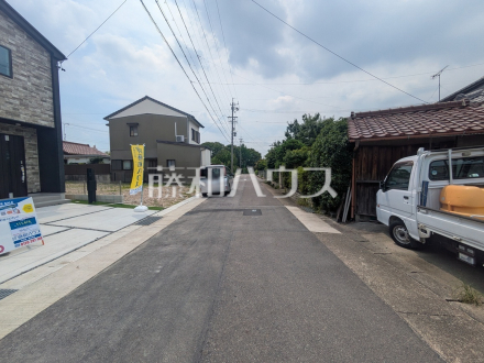 接道状況および現場風景　【名古屋市守山区村合町】／撮影日2026/07/17