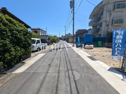 接道状況および現場風景　【名古屋市守山区村合町】／撮影日2026/05/10