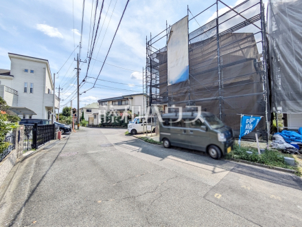 接道状況および現場風景　【日野市石田１丁目】／撮影日2026/08/20
