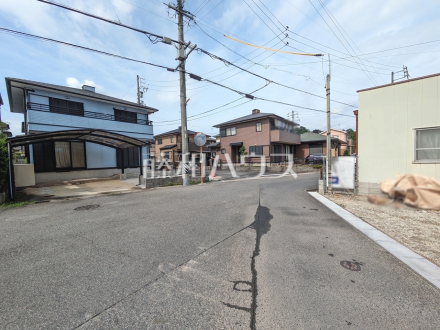 接道状況および現場風景　【春日井市坂下町３丁目】／撮影日2026/07/07