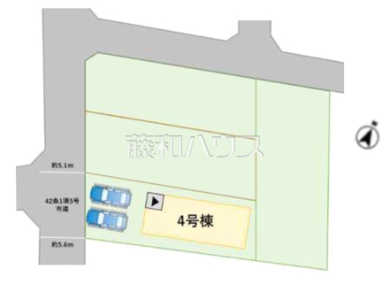 全体区画図　【福岡市南区鶴田２丁目】