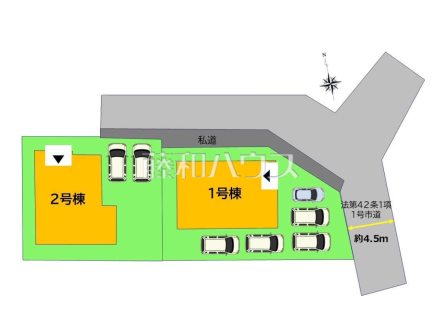 全体区画図　【福岡市早良区梅林７丁目】