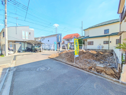 接道状況および現場風景　【昭島市中神町】／撮影日2026/05/15