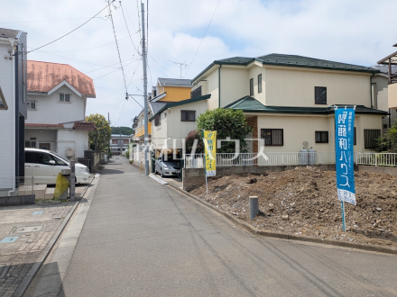 接道状況および現場風景　【昭島市中神町】／撮影日2026/05/15