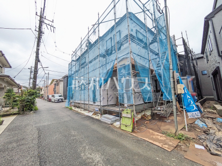 C号棟　接道状況および現場風景　【八王子市東浅川町】／撮影日2026/09/12