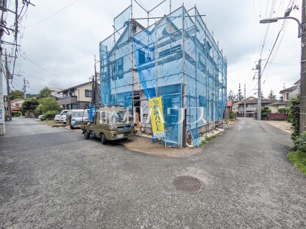 C号棟　接道状況および現場風景　【八王子市東浅川町】／撮影日2026/09/12