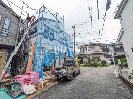 C号棟　接道状況および現場風景　【八王子市東浅川町】／撮影日2026/09/12