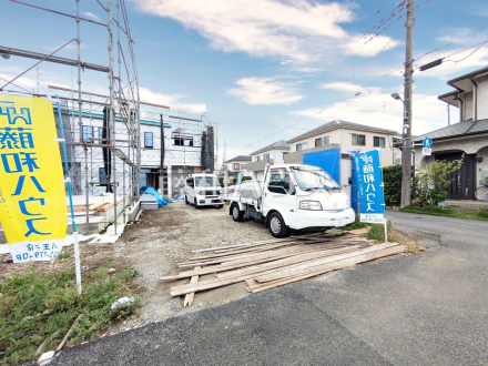 C号棟　接道状況および現場風景　【八王子市東浅川町】／撮影日2026/07/17