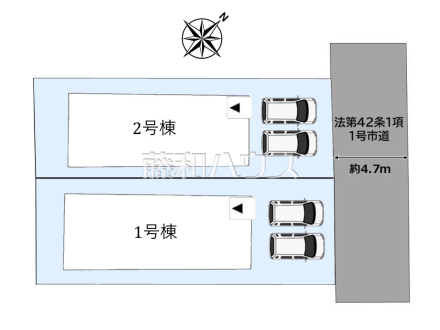 全体区画図　【福岡市博多区月隈６丁目】