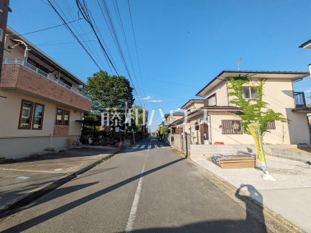 接道状況および現場風景　【八王子市めじろ台４丁目】／撮影日2026/05/29