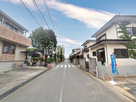 接道状況および現場風景　【八王子市めじろ台４丁目】／撮影日2026/05/08