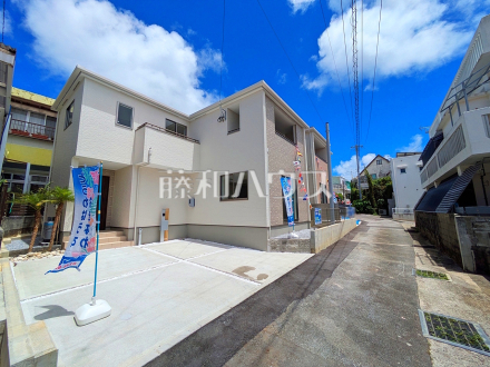 接道状況および現場風景　【宜野湾市野嵩４丁目】／撮影日2026/08/17
