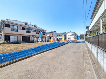 接道状況および現場風景　【小平市学園西町２丁目】／撮影日2026/05/10