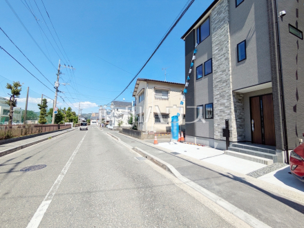 接道状況および現場風景　【大野城市白木原４丁目】／撮影日2026/05/11