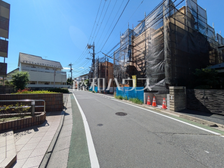 接道状況および現場風景　【練馬区下石神井３丁目】／撮影日2026/08/25
