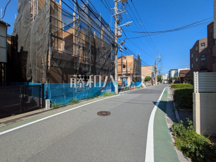 接道状況および現場風景　【練馬区下石神井３丁目】／撮影日2026/08/25