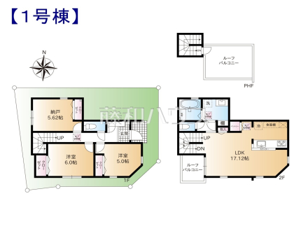 1号棟　間取図　【練馬区下石神井３丁目】
