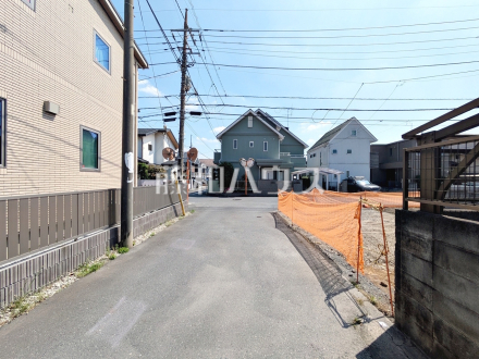 接道状況および現場風景　【小平市上水南町２丁目】／撮影日2026/05/15