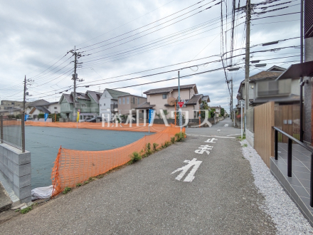 接道状況および現場風景　【小平市上水南町２丁目】／撮影日2026/06/05