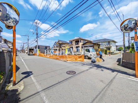 接道状況および現場風景　【小平市上水南町２丁目】／撮影日2026/05/25