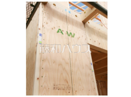 耐震等級3(構造躯体の損傷防止)【杉並区成田東3丁目】 従来の木造建築とは異なるオリジナル工法では、パネルを使っているため、阪神大震災級の地震で損傷無の実績があります。