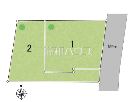 全体区画図　【小平市喜平町１丁目】