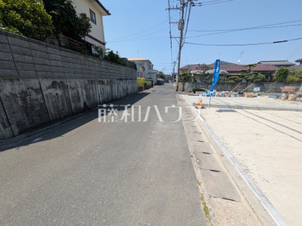 接道状況および現場風景　【福岡市南区鶴田２丁目】／撮影日2026/05/16