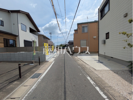 接道状況および現場風景　【春日井市町屋町】／撮影日2026/07/27