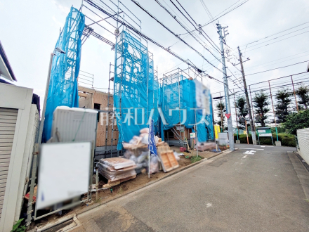 接道状況および現場風景　【調布市富士見町３丁目】／撮影日2026/07/24