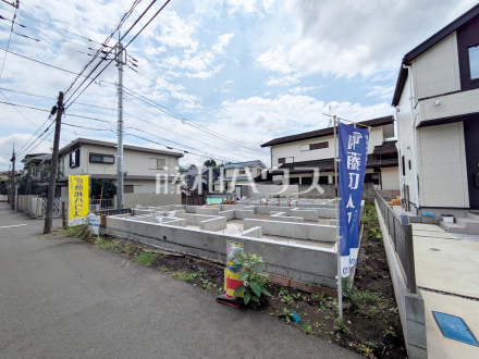 A号棟　接道状況および現場風景　【調布市富士見町３丁目】／撮影日2026/07/18