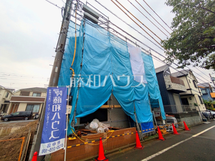 ≪現地外観≫ここに住む方を想像して、着々と建築しております！　【府中市押立町５丁目】／撮影日2026/07/17
