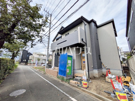 接道状況および現場風景　【府中市押立町５丁目】／撮影日2026/08/15
