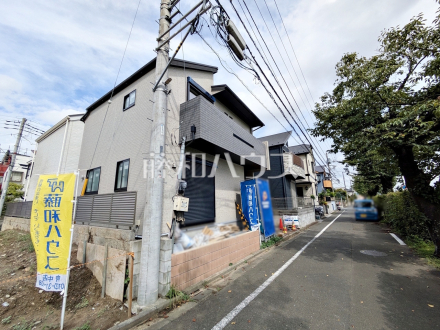 接道状況および現場風景　【府中市押立町５丁目】／撮影日2026/08/15