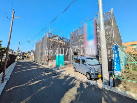 接道状況および現場風景　【三鷹市北野３丁目】／撮影日2026/10/10