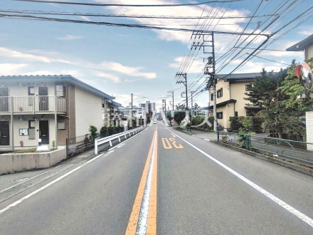接道状況および現場風景　【八王子市廿里町】／撮影日2026/06/08