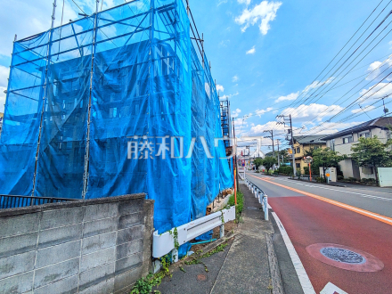 接道状況および現場風景　【八王子市廿里町】／撮影日2026/08/09