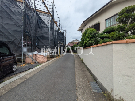 接道状況および現場風景　【春日井市如意申町２丁目】／撮影日2026/06/04